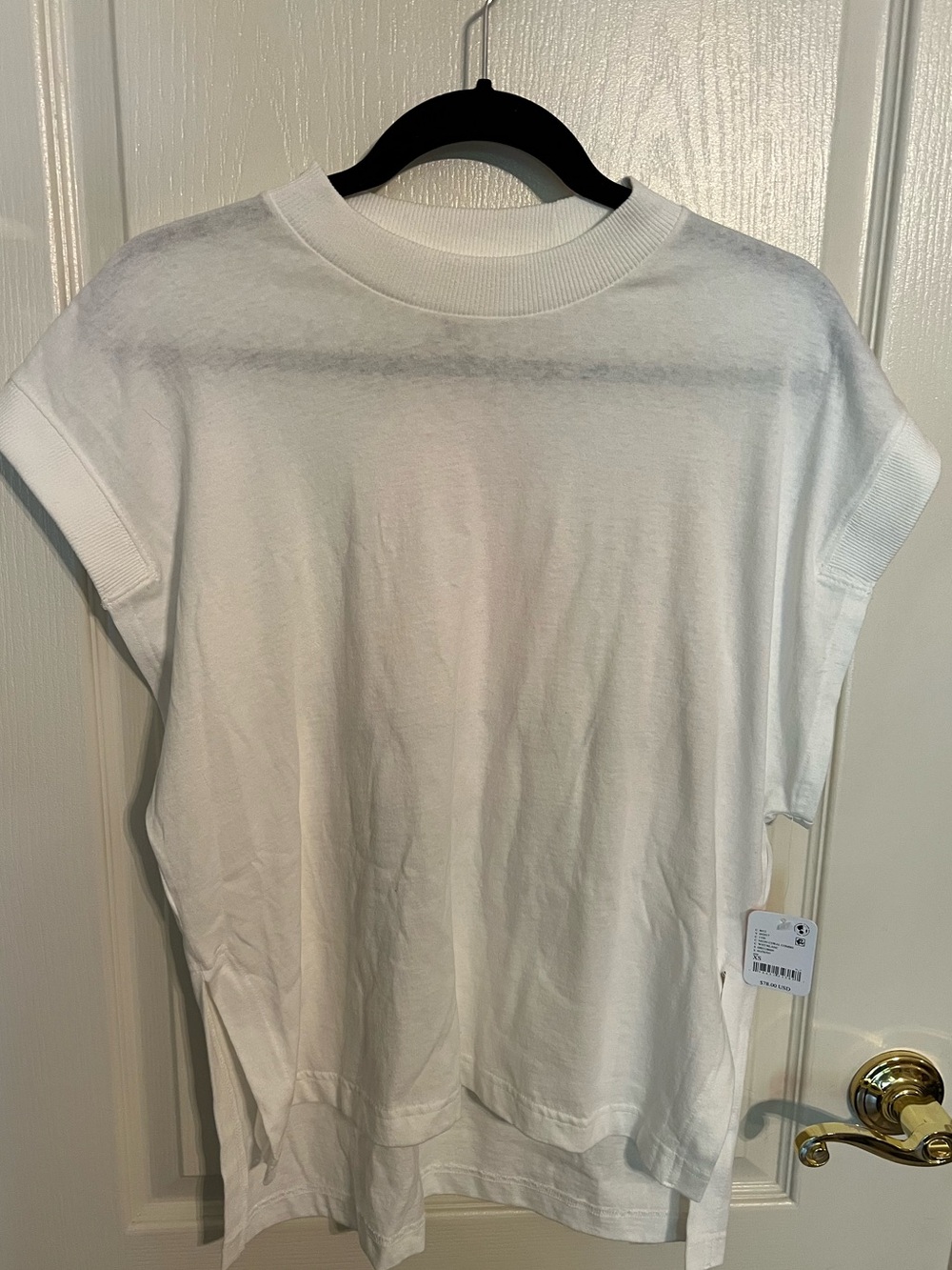 Free People Movement Throw And Go Tee In Neon Coral Combo NWT Size XS